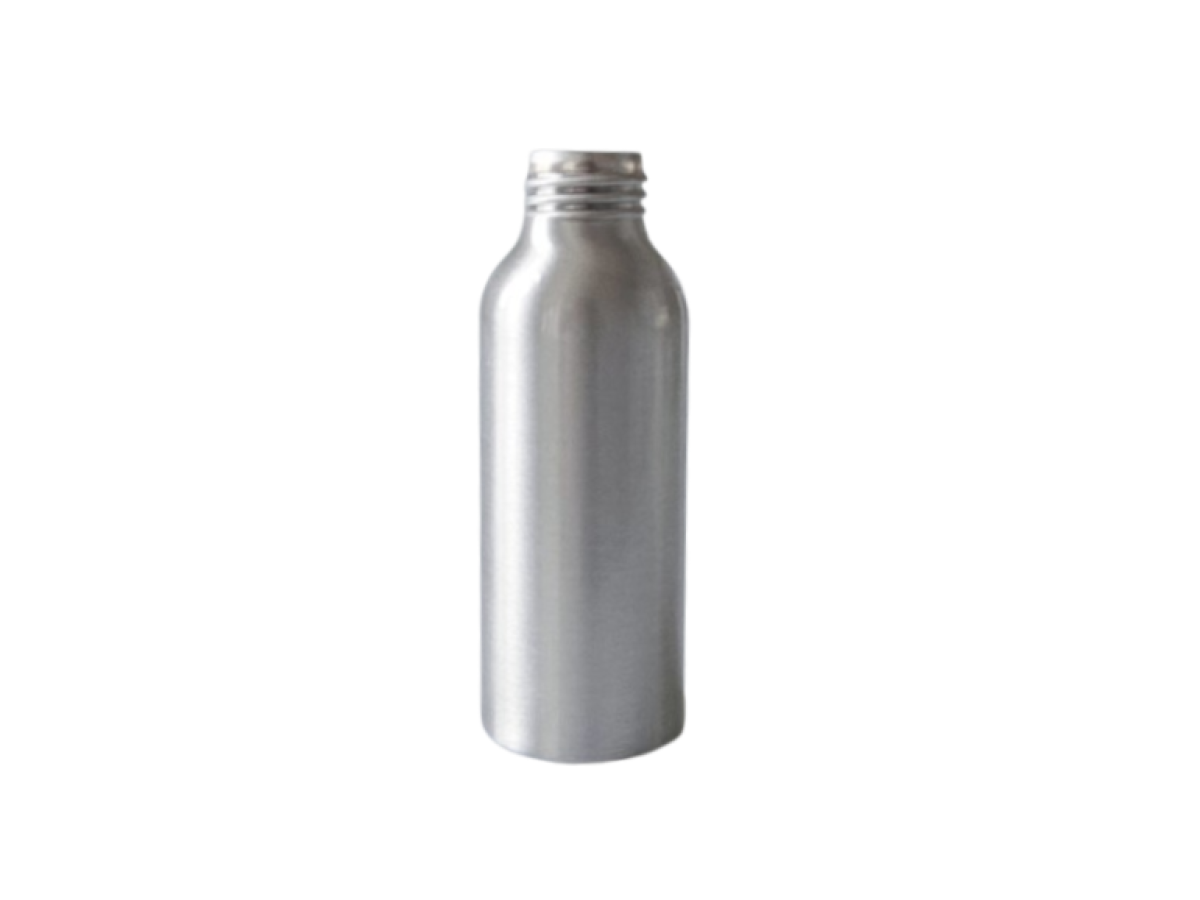 Bottle ALU 100 ml 24/410, silver